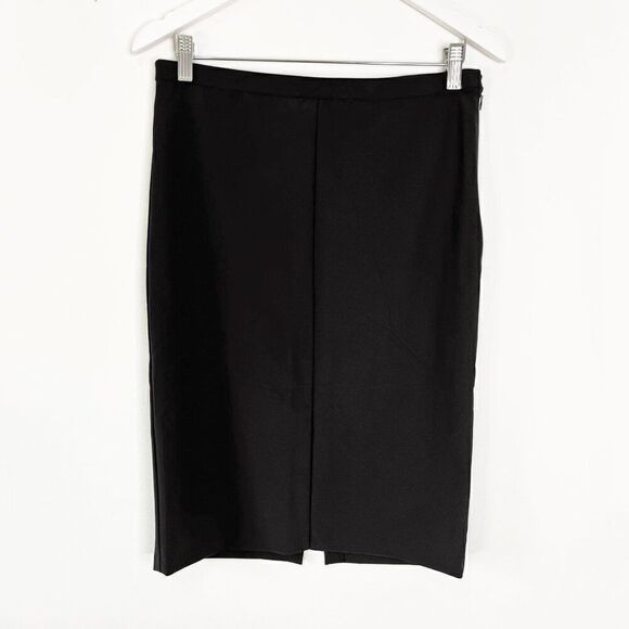 Theory Black Kosova Super Pencil Skirt - Picture 1 of 8